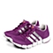 Adidas/阿迪达斯童鞋夏季紫色女中童网布透气防震跑步鞋V22600