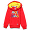 Adidas/阿迪达斯童装红色女童连帽套头衫 Z27024
