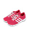 Adidas/阿迪达斯童鞋深粉网布女大童跑步鞋Q21100