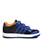 Adidas/阿迪达斯童鞋夏季蓝/黑色网布女小童透气舒适训练鞋G47472