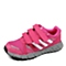 Adidas/阿迪达斯童鞋深粉色网布女小中童舒适训练鞋G96021