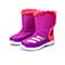 阿迪达斯（adidas）16年秋冬季新款时尚女童经典宽敞圆头设计长毛绒内里保暖耐磨训练鞋BB3819