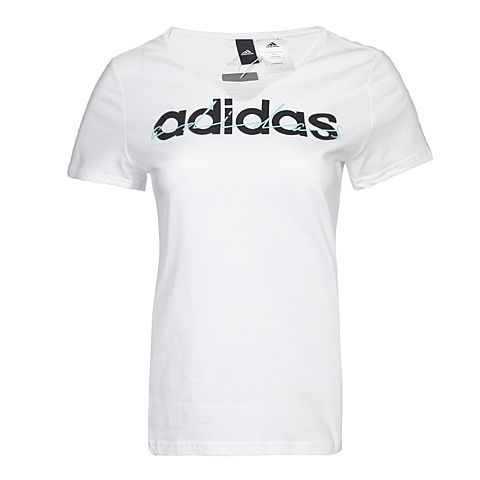 adidas阿迪达斯新款女子运动休闲系列圆领短T恤BP8374