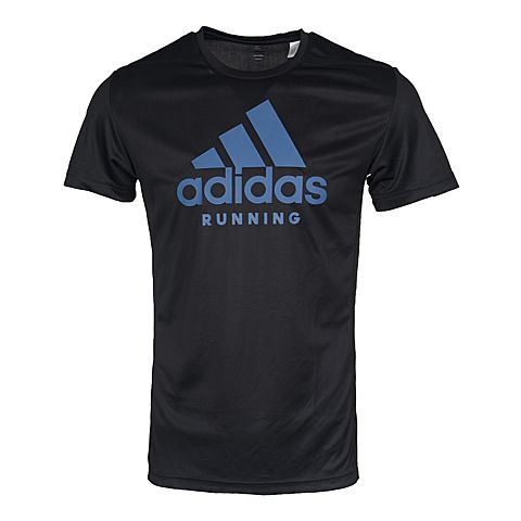 adidas阿迪达斯新款男子跑步常规系列圆领短T恤BS1738