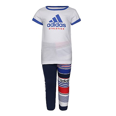 adidas阿迪达斯女婴童I MM SID G SET短袖套服CF7436