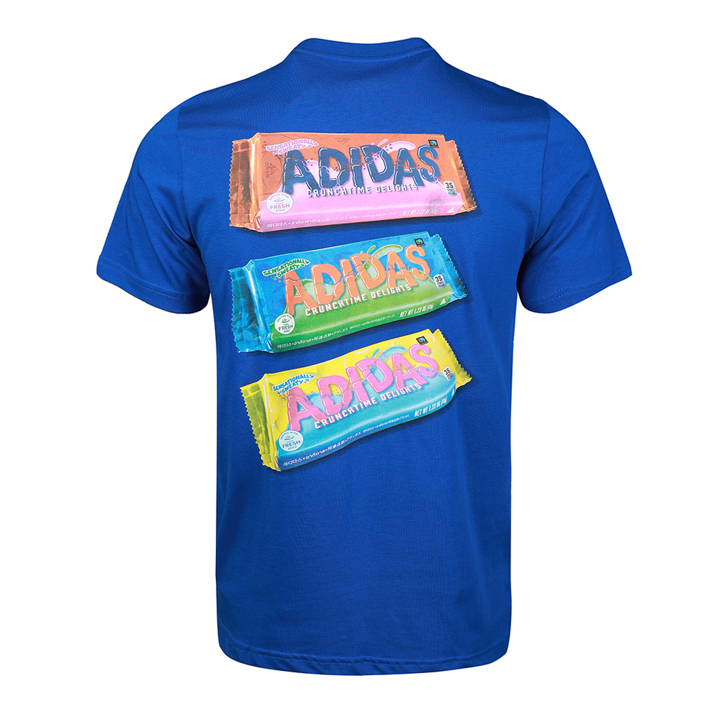 adidas阿迪达斯男子snack photo tee圆领短t恤ge4666