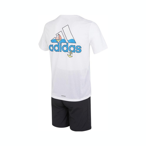 【阿迪达斯MKV29白】adidas kids阿迪达斯小童2023男大童JB SS 