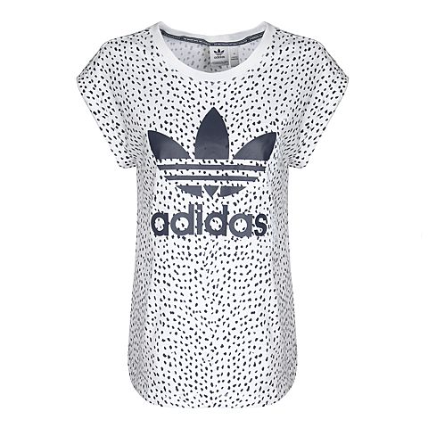 adidas阿迪三叶草新款女子DIRECTIONAL系列短袖T恤BR9384