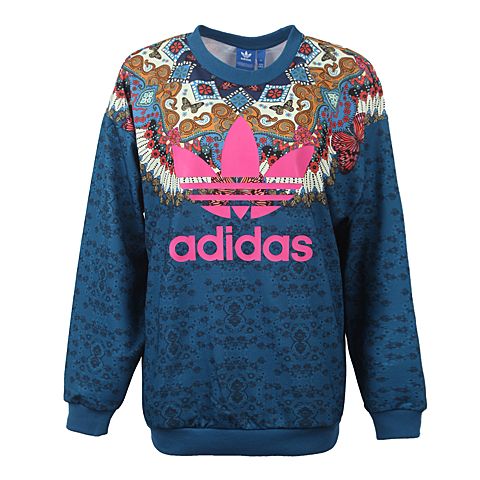 adidas Originals阿迪三叶草女子BORBOMIX SWEAT套头衫BR5136