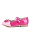 BARBIE/芭比童鞋2015春季新款PU桃红女小童皮鞋DA1353