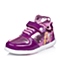 BARBIE/芭比童鞋2015秋季新品紫色PU女小中童休闲鞋板鞋DA1475