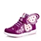 BARBIE/芭比童鞋2015秋季新品紫色反毛皮/PU女小童休闲鞋板鞋DA1492