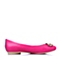 BASTO/百思图春季专柜同款桃红色舒适绵羊皮女单鞋TCY32AQ5