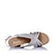 BASTO/百思图夏季专柜同款银色亮片布女凉鞋TGH03BL5