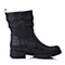 BASTO/百思图冬季专柜同款黑色牛皮女靴TRZ65DZ5