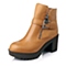 BASTO/百思图冬季专柜同款棕色牛皮女靴TQ742DD5