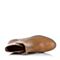 BASTO/百思图冬季专柜同款棕色牛皮女靴TP740DD5