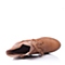 BASTO/百思图冬季专柜同款棕色小牛皮女靴TIF44DD5