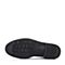 BASTO/百思图冬季专柜同款黑色牛皮圆头方跟男皮鞋ASX02DM5