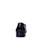 BASTO/百思图春季专柜同款黑色牛皮蝴蝶结舒适浅口女单鞋TR821AQ6