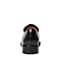 BASTO/百思图春季专柜同款黑色牛皮纯色流苏系带女单鞋TM222AM6