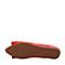 BASTO/百思图春季专柜同款红色牛皮甜美纯色蝴蝶结内增高浅口女单鞋16A11AQ6