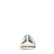 BASTO/百思图春季专柜同款银色牛皮时尚透气镂空舒适平跟圆头女休闲鞋16A49AQ6