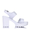 BASTO/百思图夏季专柜同款白色羊皮简约休闲一字女凉鞋TVU03BL6