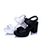 BASTO/百思图夏季专柜同款白色羊皮简约休闲一字女凉鞋TVU03BL6