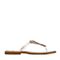BASTO/百思图夏季专柜同款白色羊皮简约时尚平跟女鞋TG303BT6