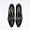BASTO/百思图年秋季专柜同款黑色牛皮女单鞋TW521CQ6