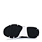 BASTO/百思图秋季专柜同款黑色PU革/弹力布女单鞋YBT08CM6