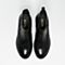 BASTO/百思图冬季专柜同款黑色牛皮布洛克镂花复古女靴TWX40DD6