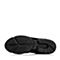 BASTO/百思图秋季专柜同款黑色羊皮/织物舒适内增高女单鞋16C77CM6