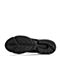 BASTO/百思图秋季专柜同款黑织物/牛皮革女单鞋16C76CM6