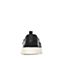 BASTO/百思图春季专柜同款黑色小牛皮时尚简约镂空舒适平跟女休闲鞋TW325AM6