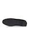 BASTO/百思图春季专柜同款黑色沙丁布优雅复古女鞋TX524AQ7