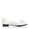 BASTO/百思图春季专柜同款白色羊皮甜美舒适女单鞋TL121AQ7
