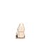 BASTO/百思图春季专柜同款米色牛皮简约时尚粗中跟尖头女单鞋TX920AQ7