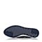 BASTO/百思图春季专柜同款深黑色布平跟系带运动风男休闲鞋BID02AM7