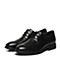 BASTO/百思图春季专柜同款黑色牛皮系带商务男皮鞋BIH02AM7