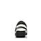 BASTO/百思图夏季专柜同款黑/白色亮片布居家休闲坡跟女凉鞋TJQ07BT7