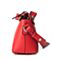 BASTO/百思图夏季红色人造革时尚通勤铆钉女单肩包X1053BX7