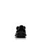 BASTO/百思图秋季专柜同款黑色光面牛皮/布面蝴蝶结方跟女单鞋TM234CQ7