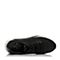 BASTO/百思图秋季专柜同款黑色滴胶网布/TPU内增高系带坡跟女休闲鞋YCZ07CM7
