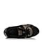 BASTO/百思图秋季专柜同款黑色运动风系带坡跟女休闲鞋YGD02CM7
