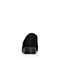 BASTO/百思图秋季专柜同款黑色羊皮休闲简约系带方跟女单鞋17C08CM7