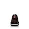 BASTO/百思图秋季专柜同款啡红色人造革时尚漆皮系带坡跟女休闲鞋TMK21CM7