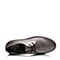 BASTO/百思图秋季浅灰色珠光超纤PU系带坡跟女休闲鞋YFV01CM7