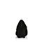 BASTO/百思图秋季专柜同款黑色羊皮珍珠休闲粗高跟女单鞋17C43CQ7